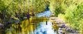 Flyfishers on a river Royalty Free Stock Photo