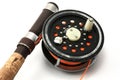 Flyfishing Rod and Reel Royalty Free Stock Photo