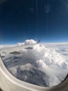 flying above the clouds from Budapest to Helsinki