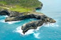 Flying above a golf course at an exotic destination Dominican Republic Royalty Free Stock Photo