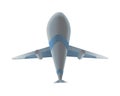 Flying airplane or airliner. Aircraft transport. Passenger flight jet airplane, aviation vehicle. Civil aircraft journey