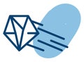 Flying asteroid, icon