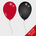 Flying Balloon - Vector Illustration - Isolated On Transparent Background Royalty Free Stock Photo