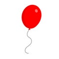 Flying balloon vector isolated