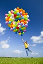 Flying with balloons