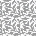 Flying birds seamless pattern. Vector background