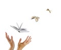 Flying books