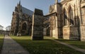 Flying Buttress of Lincoln Cathedral A Royalty Free Stock Photo