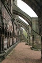 Flying Buttresses at Holyrood Abbey, Edinburgh, Scotland Royalty Free Stock Photo