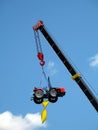 Flying car Royalty Free Stock Photo