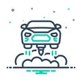 Mix icon for Flying Car, hover and transport