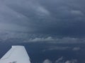 Flying Cirrus in a bad weather - pilot view