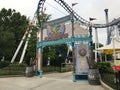 Flying Cobras at Carowinds in Charlotte, NC Royalty Free Stock Photo