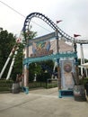 Flying Cobras at Carowinds in Charlotte, NC Royalty Free Stock Photo