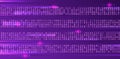 Flying data illustration. Analytics, sorting, structuring, transferring information. Blue background with data flow. Binary code, Royalty Free Stock Photo