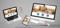 flying devices booking room responsive website
