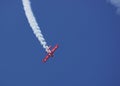 Flying display and aerobatic show of Zelazny group in Malopolski Piknik Lotniczy (Air festival), Krakow Royalty Free Stock Photo