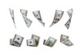 Flying Dollar Money Royalty Free Stock Photo