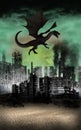 Flying Dragon City Ruins Apocalypse