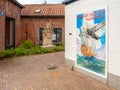 Flying Dutchman house in old town of Terneuzen, Zeeuws-Vlaanderen, Zeeland, Netherlands