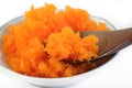 Flying fish roe sushi in bowl Royalty Free Stock Photo