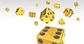 Flying Gold Dice Collection