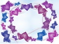 Flying hearts Royalty Free Stock Photo