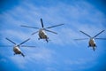 Police Helicopters formation