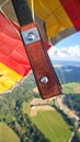 Flying High - A Paragliders Point of View Royalty Free Stock Photo
