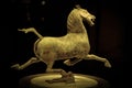 Flying Horse of Gansu in ancient China, Han dynasty, The treasure of the museum, Lanzhou, Royalty Free Stock Photo