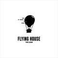 Flying house logo