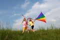 Flying kite Royalty Free Stock Photo