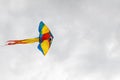Flying kite in the air Royalty Free Stock Photo