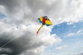 Flying kite in the air Royalty Free Stock Photo