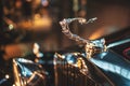 Flying Lady Hood Ornament On Vintage Cadillac