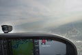 Flying a light plane