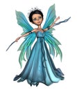 Flying Little Fairy Butterfly Royalty Free Stock Photo