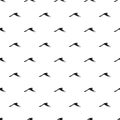 Flying magpie pattern seamless vector Royalty Free Stock Photo