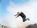 Flying Man Royalty Free Stock Photo