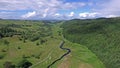 Flying between Oban and Taynuilt over the river Nell, Argyll - part 01