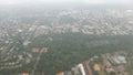 Flying over Berlin district pankow and tegel Germany. Aerial view