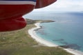 Flying over the Falkland Islands Royalty Free Stock Photo