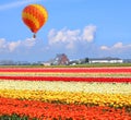 Flying over the farmlands Royalty Free Stock Photo