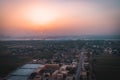 Sunrise view of Luxor, Egypt