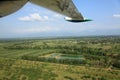 Flying over mainland Honduras Royalty Free Stock Photo