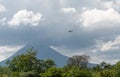 Flying Over Mount Arenal Volcano in Costa Rica