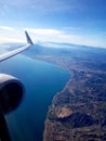 Flying over MÃÂ¡laga, Spain