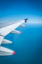 Flying over the Ocean Daytime Royalty Free Stock Photo