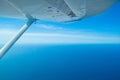 Flying over the Pacific Royalty Free Stock Photo