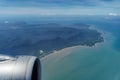 Flying over Phu Quoc island, Vietnam.